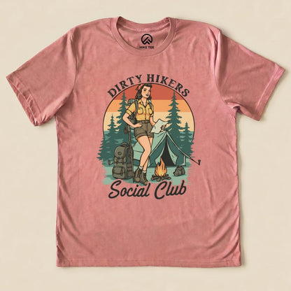 Dirty Hikers Shirt Printify T-Shirt Heather Mauve / S
