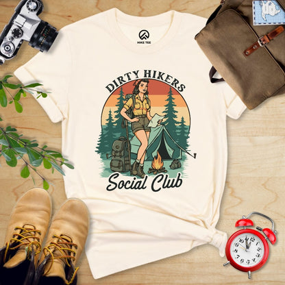 Hike Tee T-Shirt Natural / S Dirty Hikers Shirt