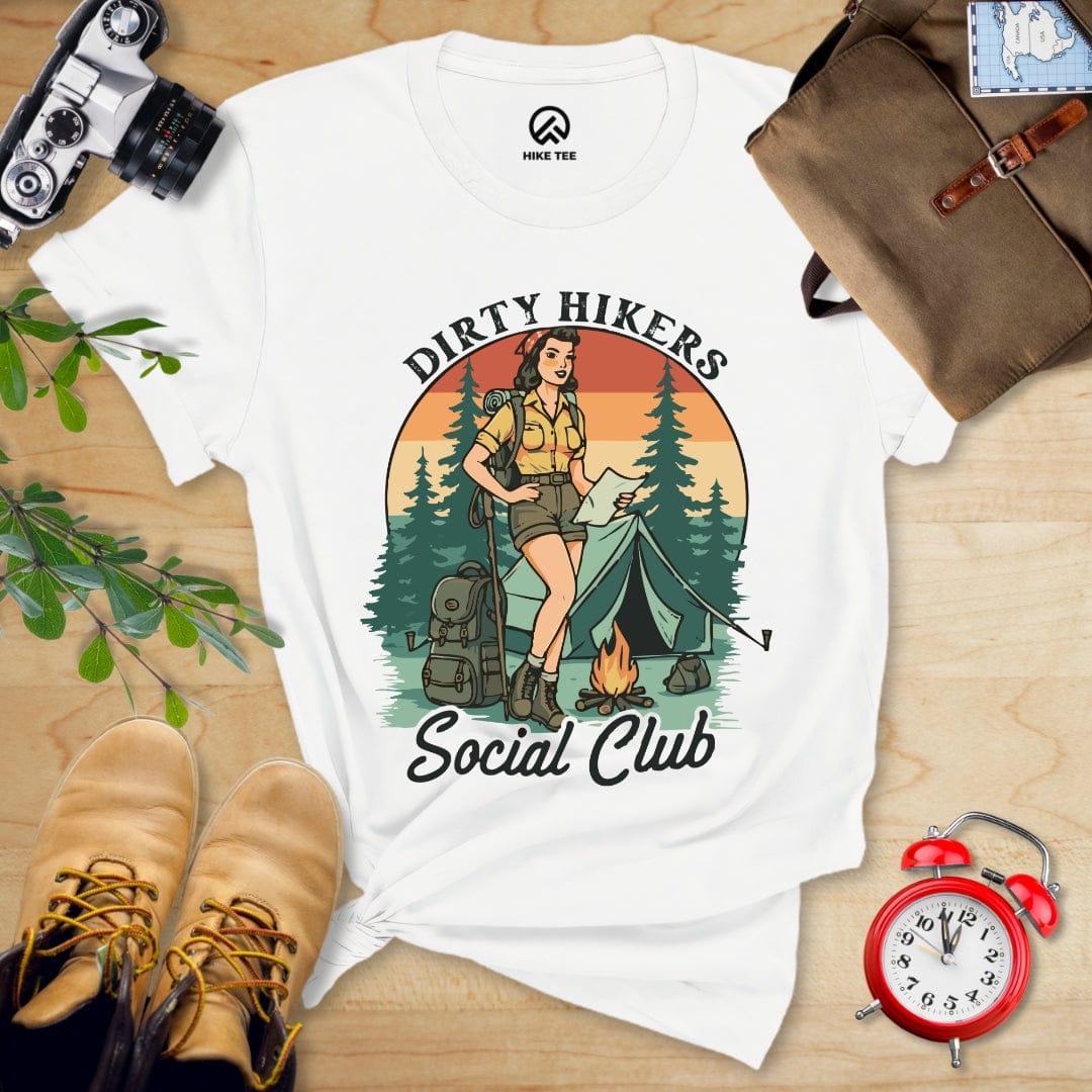 Hike Tee T-Shirt White / S Dirty Hikers Shirt