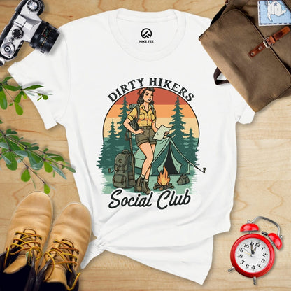 Hike Tee T-Shirt White / S Dirty Hikers Shirt