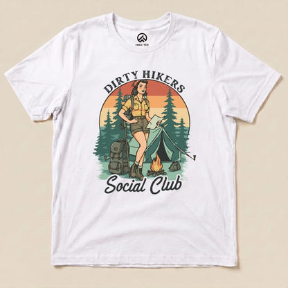 Dirty Hikers Shirt Printify T-Shirt White / S