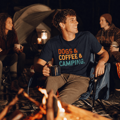 Dogs & Coffee & Camping Shirt