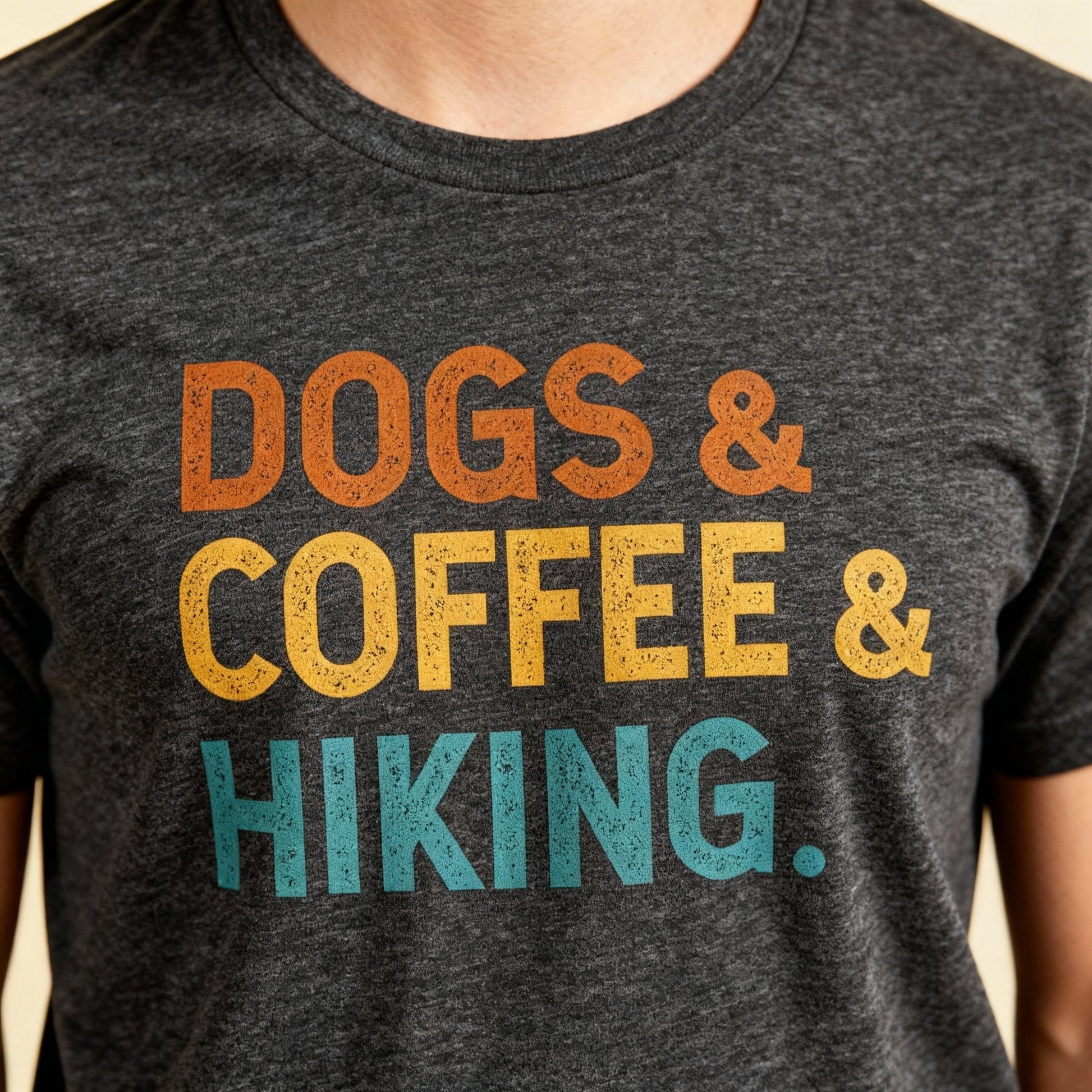 Hike Tee T-Shirt Dogs & Coffee & Hiking Shirt