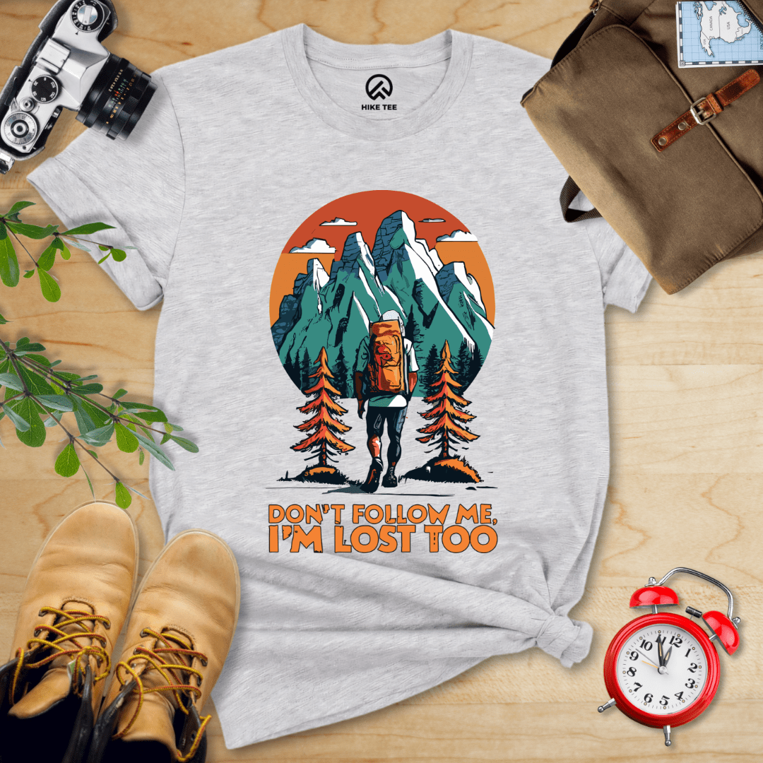 Hike Tee T-Shirt Athletic Heather / S Don't Follow Me Shirt