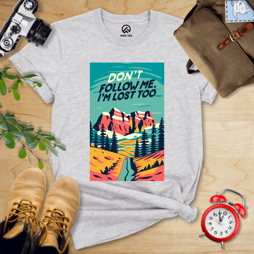 Hike Tee T-Shirt Athletic Heather / S Don't Follow Me Shirt