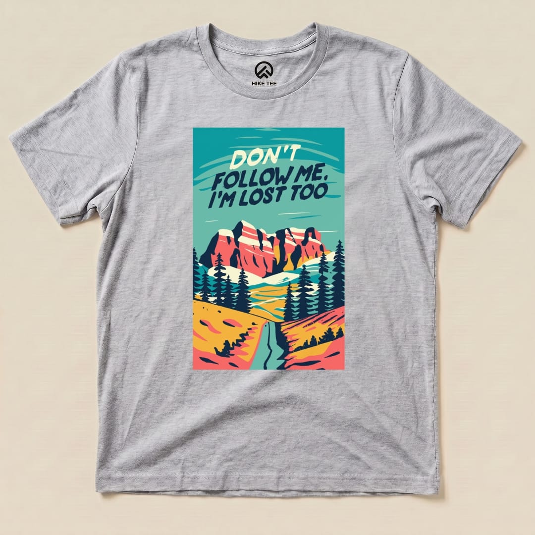 Hike Tee T-Shirt Athletic Heather / S Don't Follow Me Shirt