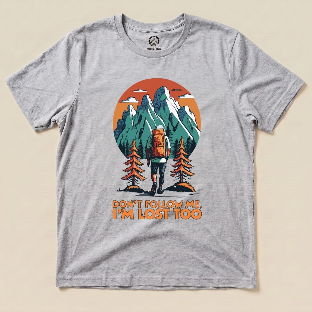 Hike Tee T-Shirt Athletic Heather / S Don't Follow Me Shirt