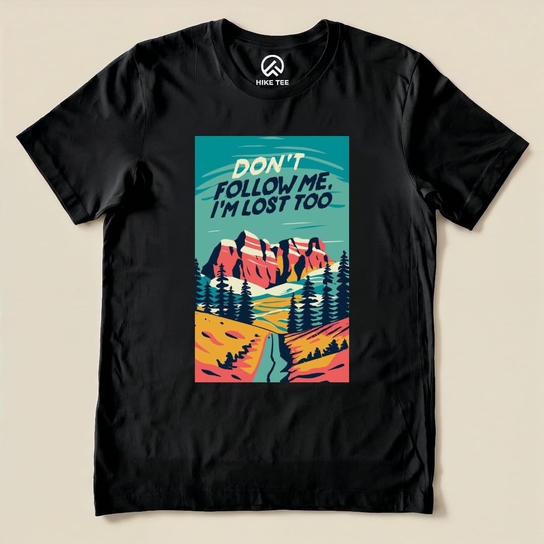 Hike Tee T-Shirt Black / S Don't Follow Me Shirt