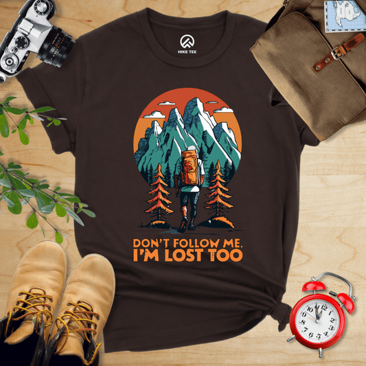 Hike Tee T-Shirt Brown / S Don't Follow Me Shirt