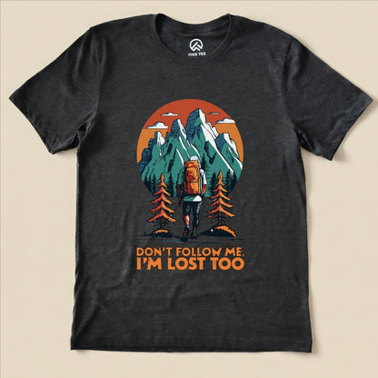 Hike Tee T-Shirt Dark Grey Heather / S Don't Follow Me Shirt