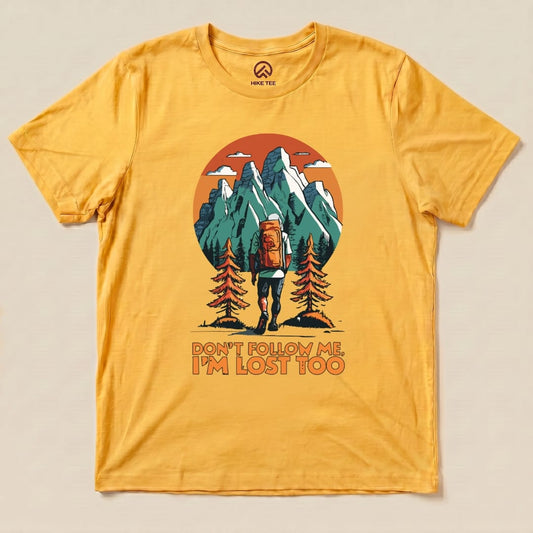 Hike Tee T-Shirt Gold / S Don't Follow Me Shirt