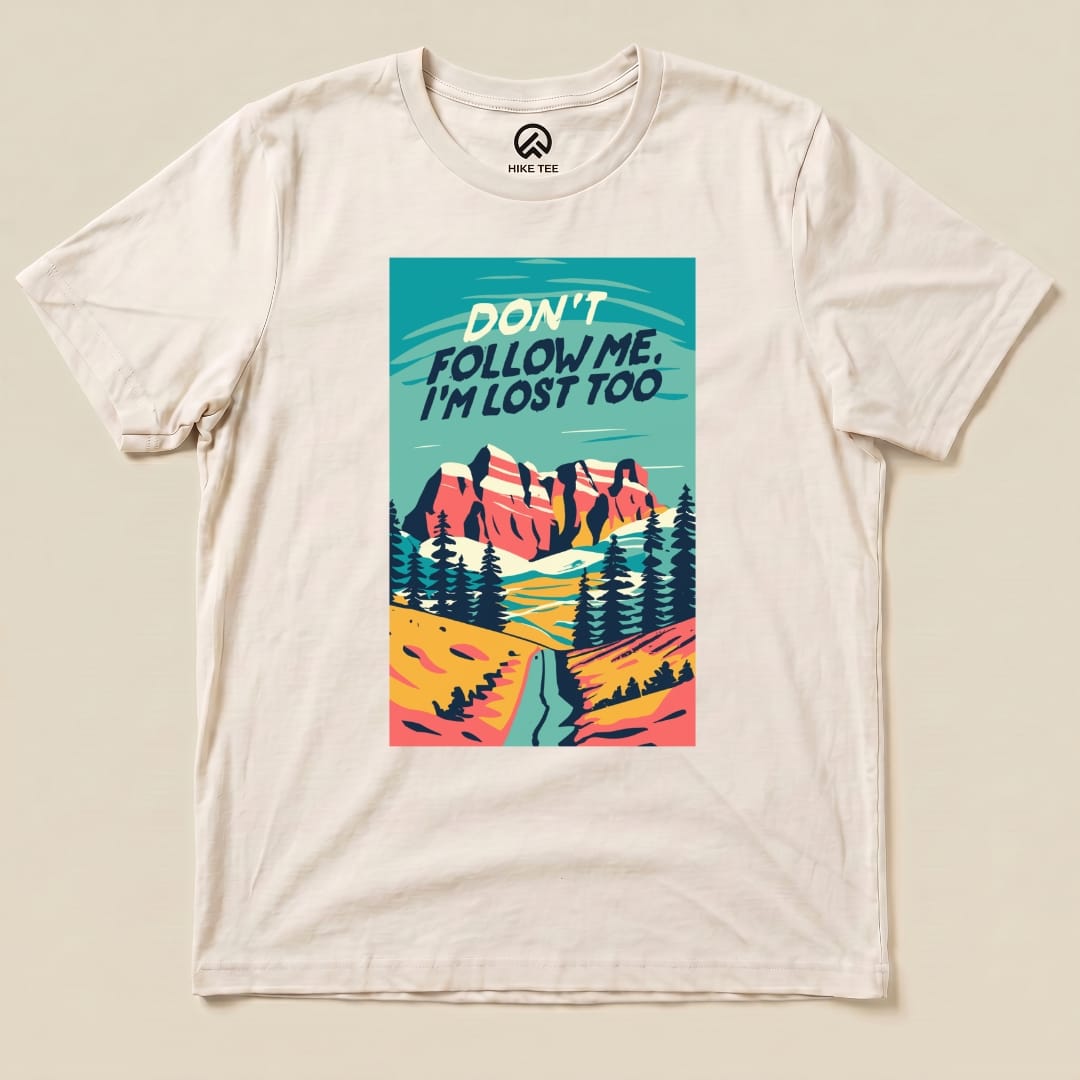 Hike Tee T-Shirt Natural / S Don't Follow Me Shirt