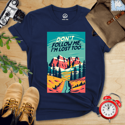 Hike Tee T-Shirt Navy / S Don't Follow Me Shirt