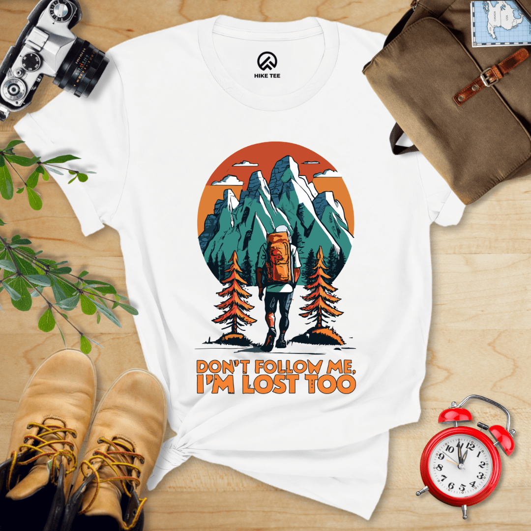 Hike Tee T-Shirt White / S Don't Follow Me Shirt