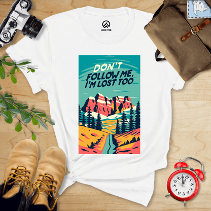 Hike Tee T-Shirt White / S Don't Follow Me Shirt