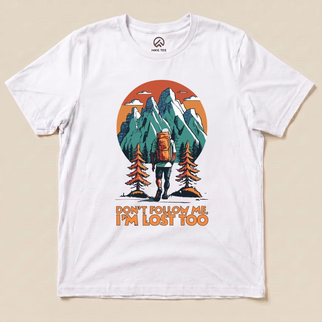 Hike Tee T-Shirt White / S Don't Follow Me Shirt