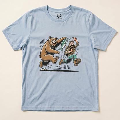 Don't Mess With Bear Shirt Hike Tee T-Shirt Baby Blue / S