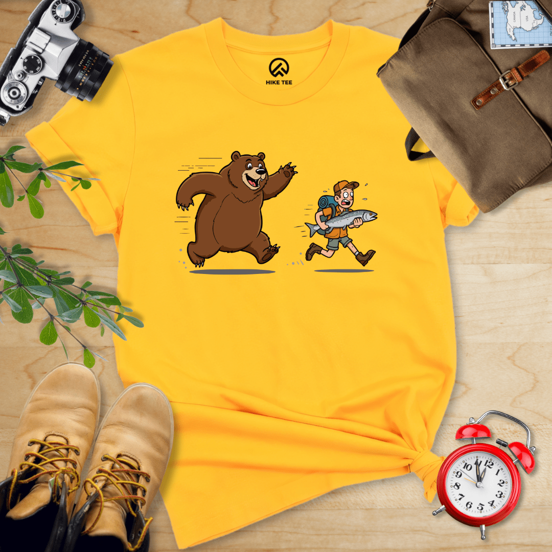 Printify T-Shirt Gold / S Don't Mess With Bear Shirt