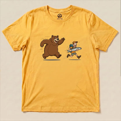 Don't Mess With Bear Shirt Hike Tee T-Shirt Gold / S