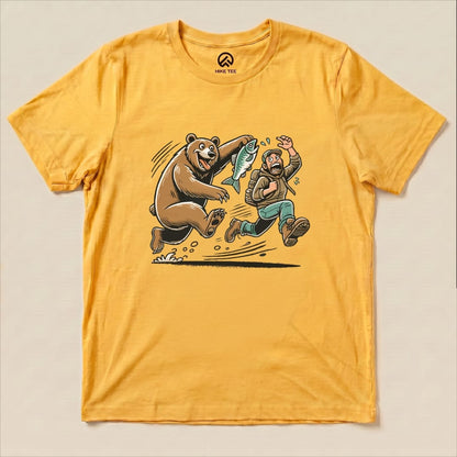 Don't Mess With Bear Shirt Hike Tee T-Shirt Gold / S