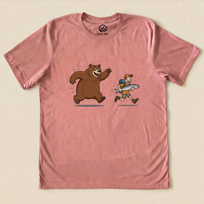 Don't Mess With Bear Shirt Hike Tee T-Shirt Heather Mauve / S