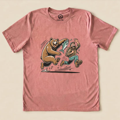Don't Mess With Bear Shirt Hike Tee T-Shirt Heather Mauve / S