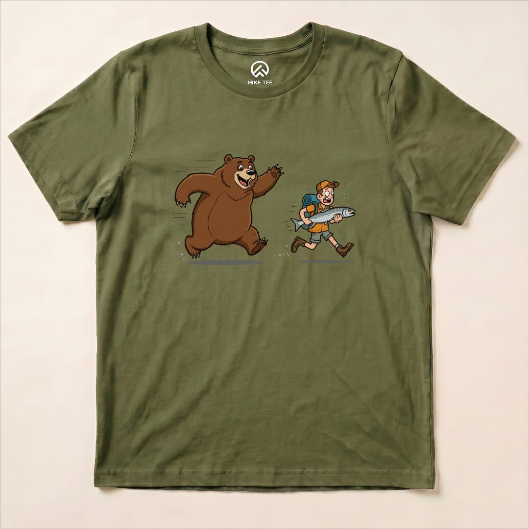 Don't Mess With Bear Shirt Hike Tee T-Shirt Military Green / S