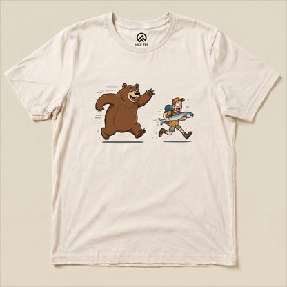 Don't Mess With Bear Shirt Hike Tee T-Shirt Natural / S