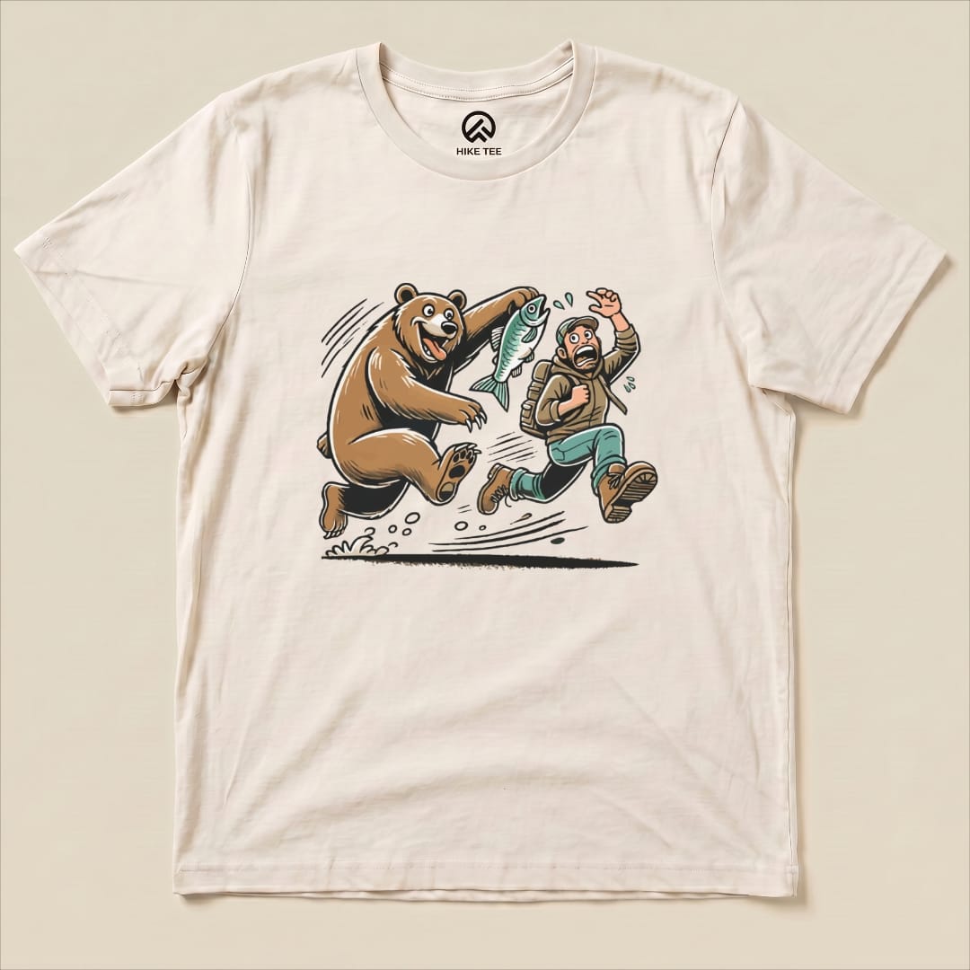Don't Mess With Bear Shirt Hike Tee T-Shirt Natural / S