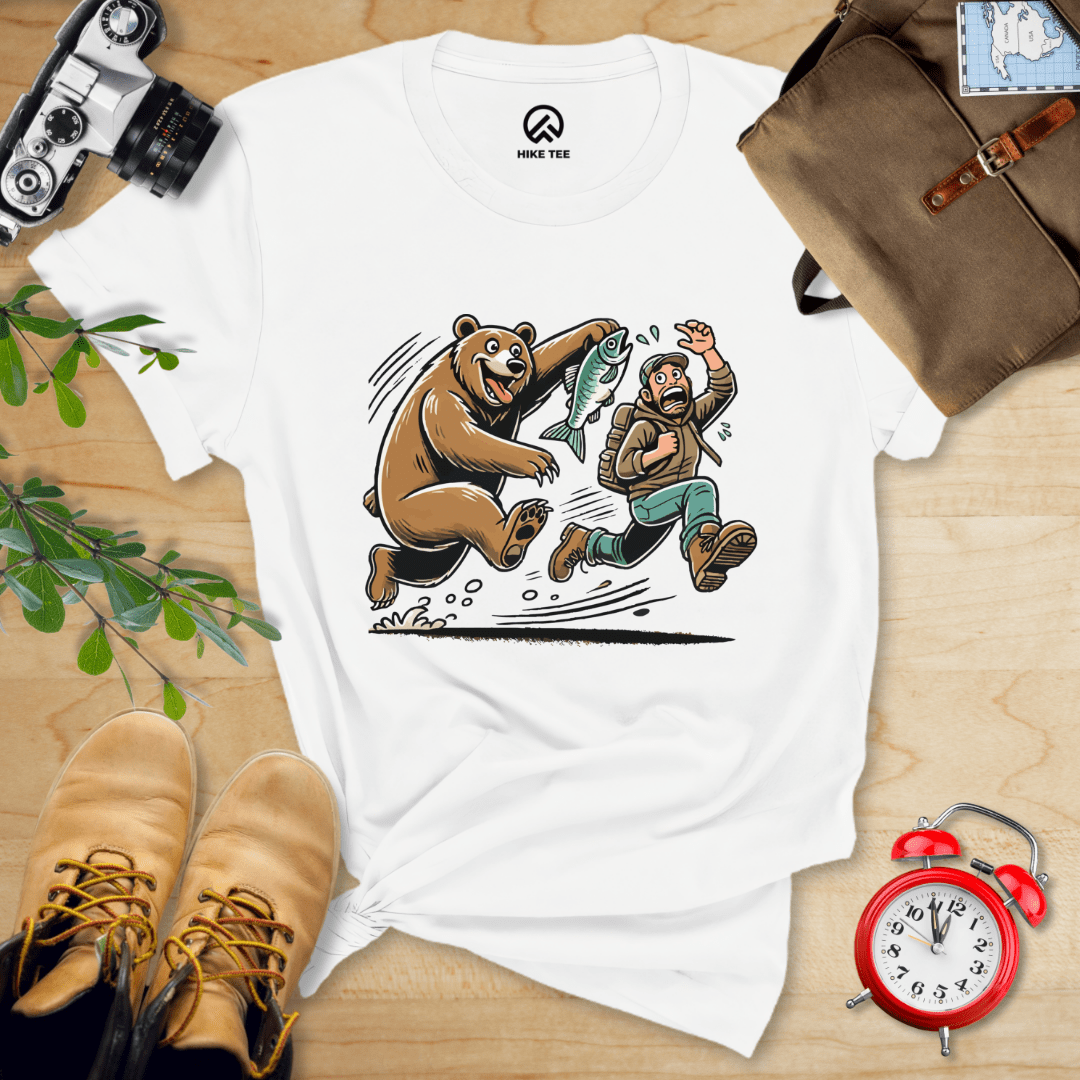 Hike Tee T-Shirt White / S Don't Mess With Bear Shirt