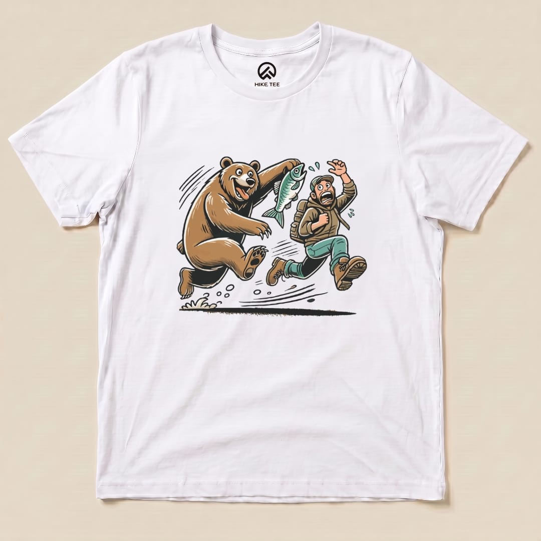 Don't Mess With Bear Shirt Hike Tee T-Shirt White / S
