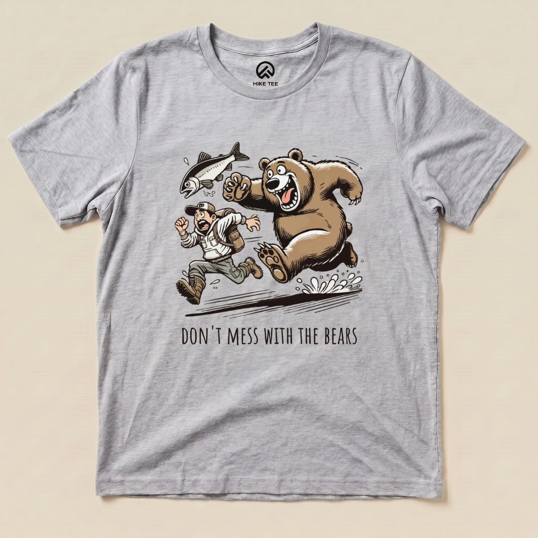 Don't Mess With The Bears Shirt Hike Tee T-Shirt Athletic Heather / S
