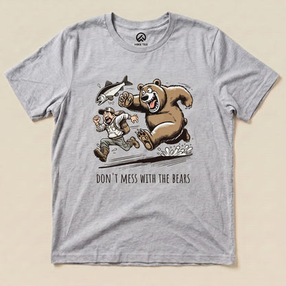 Don't Mess With The Bears Shirt Hike Tee T-Shirt Athletic Heather / S