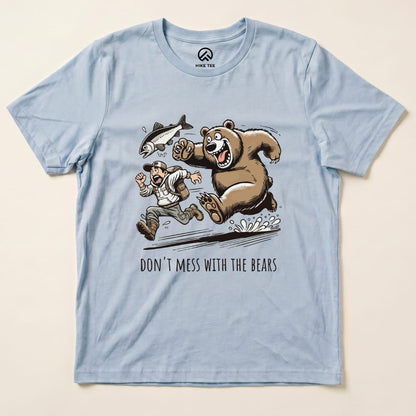 Don't Mess With The Bears Shirt Hike Tee T-Shirt Baby Blue / S
