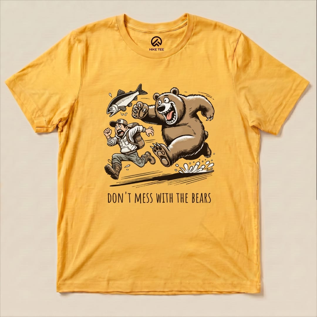 Don't Mess With The Bears Shirt Hike Tee T-Shirt Gold / S