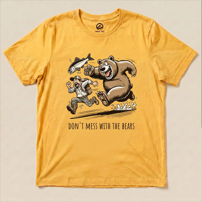 Don't Mess With The Bears Shirt Hike Tee T-Shirt Gold / S