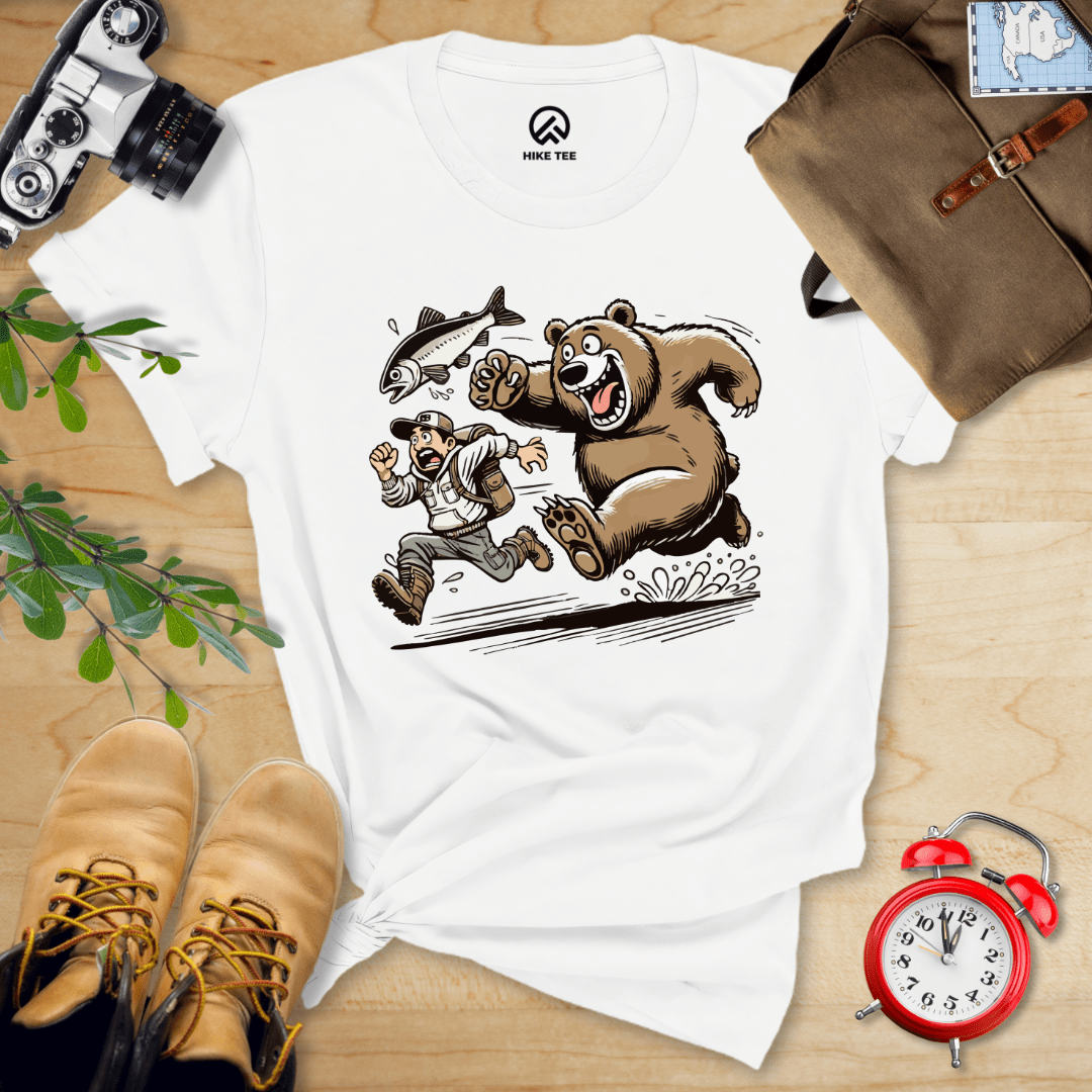 Hike Tee T-Shirt White / S Don't Mess With The Bears Shirt