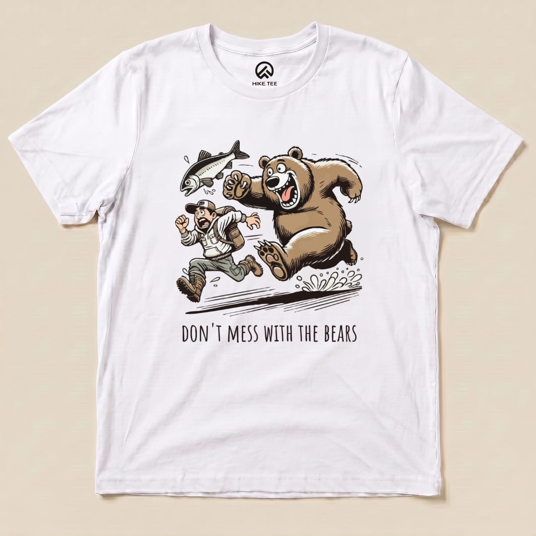 Don't Mess With The Bears Shirt Hike Tee T-Shirt White / S