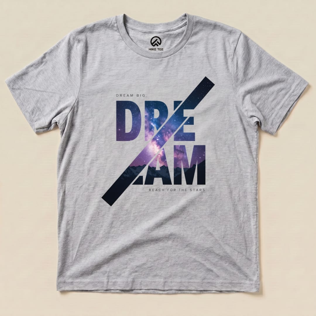 Hike Tee T-Shirt Athletic Heather / S Dream Big Shirt