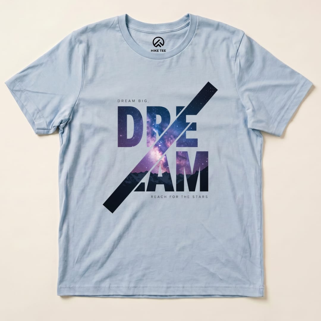 Hike Tee T-Shirt Baby Blue / S Dream Big Shirt