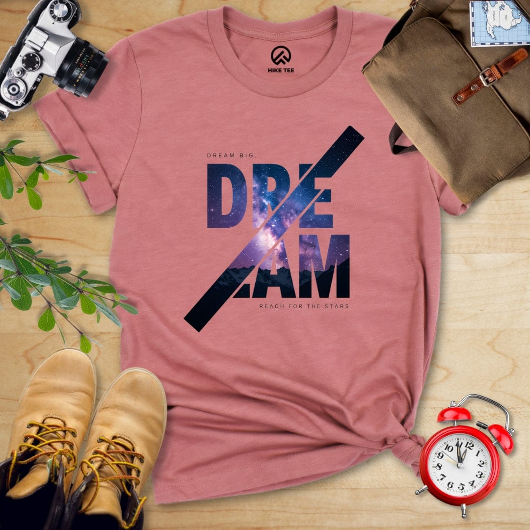 Hike Tee T-Shirt Heather Mauve / S Dream Big Shirt
