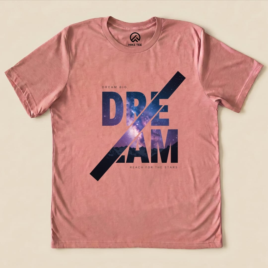 Hike Tee T-Shirt Heather Mauve / S Dream Big Shirt
