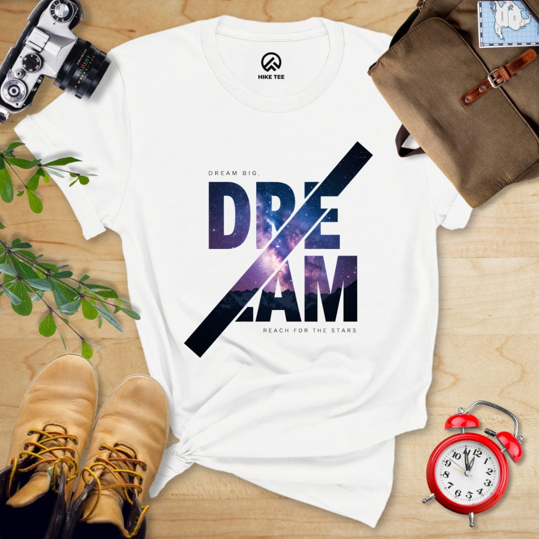 Hike Tee T-Shirt White / S Dream Big Shirt