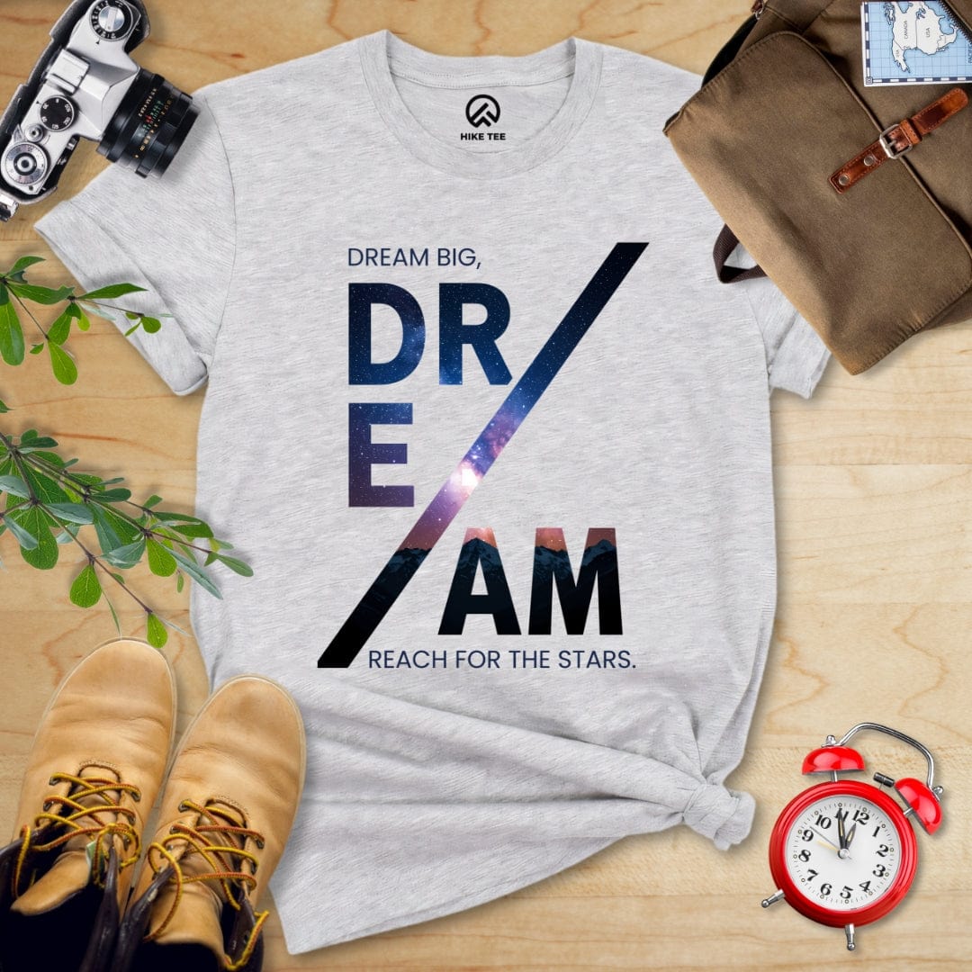 Hike Tee T-Shirt Athletic Heather / S Dream Motivational Shirt