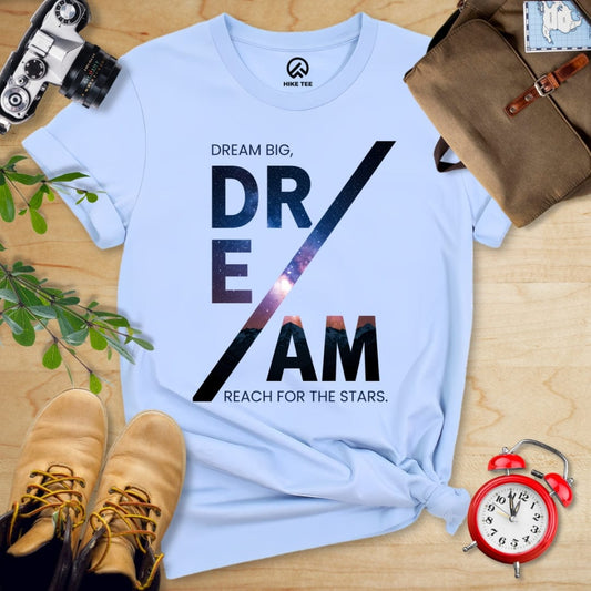 Hike Tee T-Shirt Baby Blue / S Dream Motivational Shirt