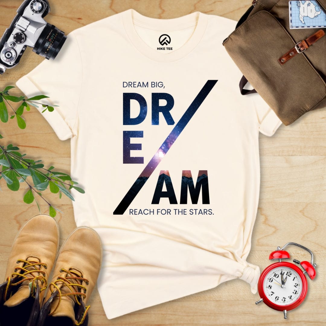 Hike Tee T-Shirt Natural / S Dream Motivational Shirt