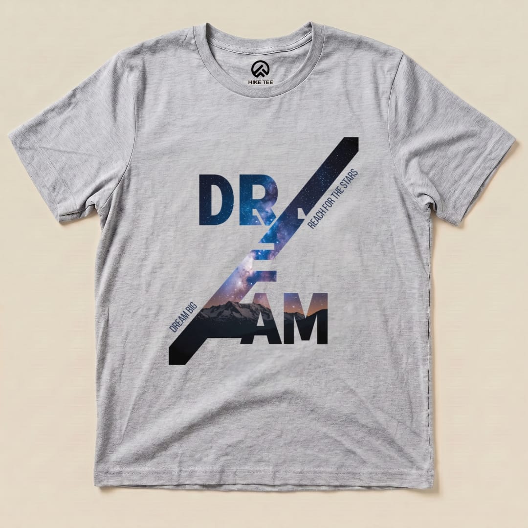 DREAM Night Sky Shirt Hike Tee T-Shirt Athletic Heather / S