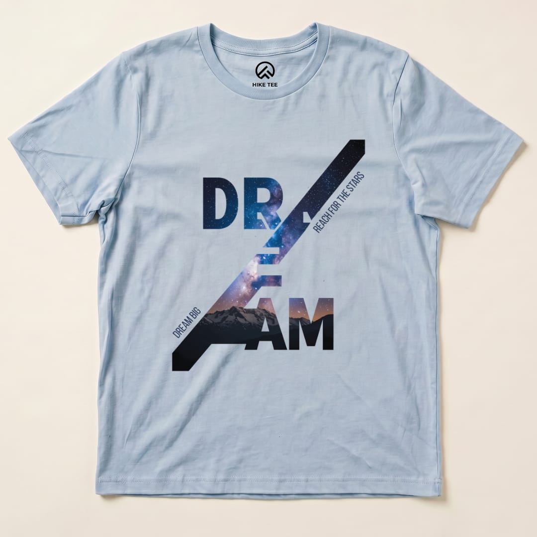 DREAM Night Sky Shirt Hike Tee T-Shirt Baby Blue / S