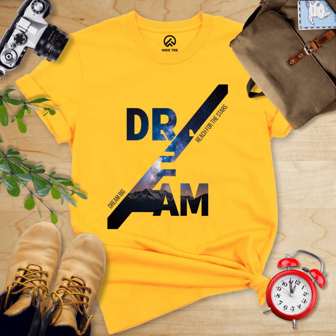 Hike Tee T-Shirt Gold / S Dream Night Sky Shirt
