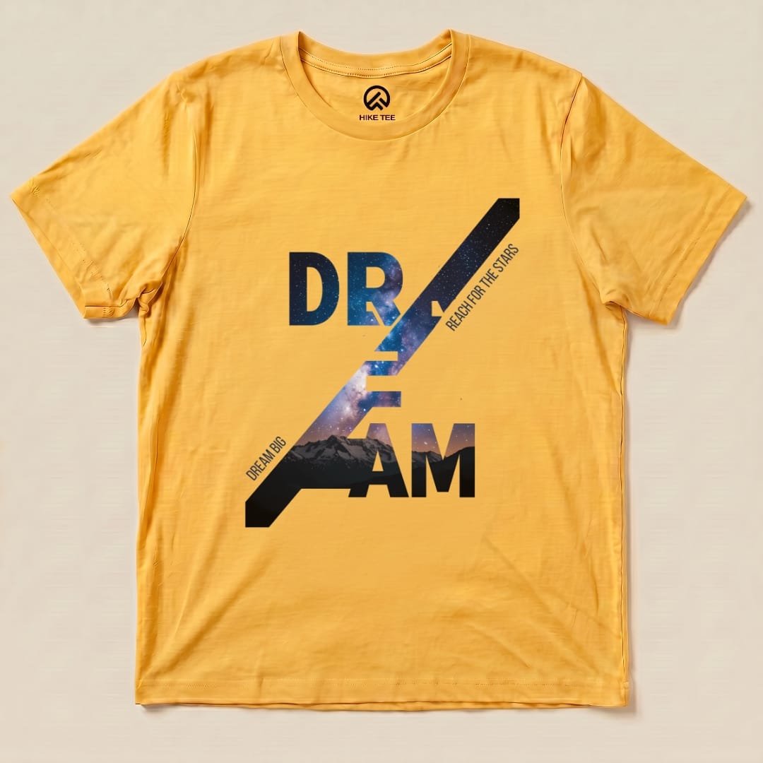 DREAM Night Sky Shirt Hike Tee T-Shirt Gold / S